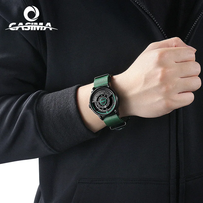 Orologi sportivi CASIMA per studenti, cinturino in silicone con movimento al quarzo, autentico, modello CS2107-1029