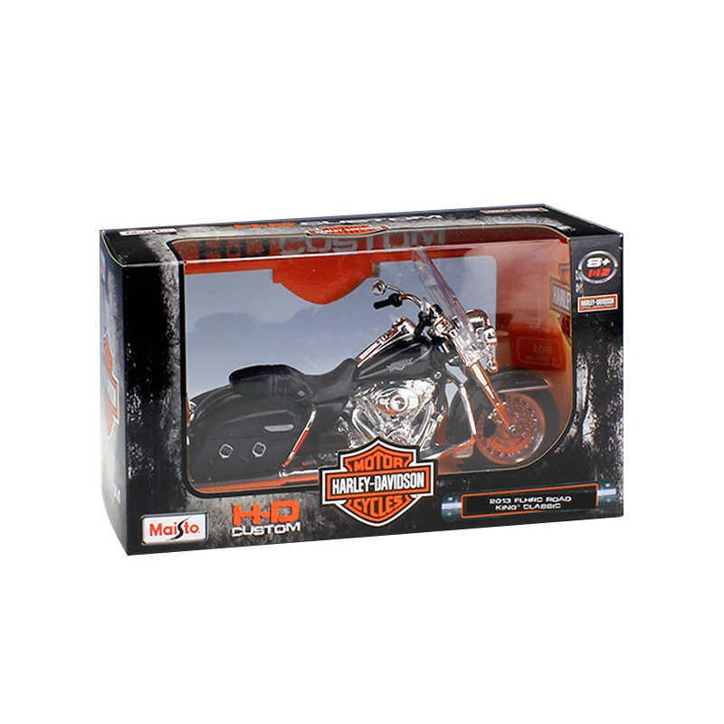 Maisto 1:12 Harley-Davidson FLHRC Road King Classic 2013 Motorcycle Model Static Die Cast Vehicles Collectible Hobbies Moto Toy