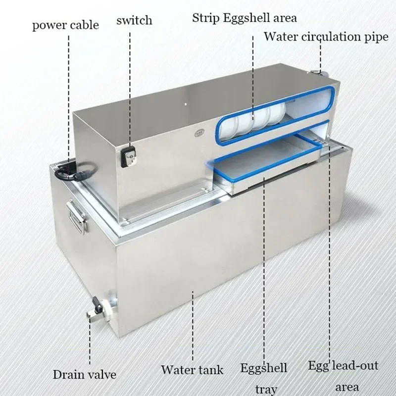 

Automatic Quail Egg Peeler Egg Peeling Shelling Machine For Boiled Quail Eggs