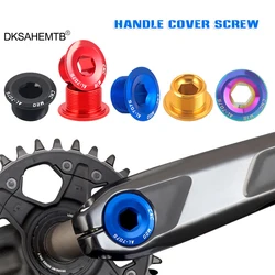 MTB Crankset Cover Screw M18/M19/M20 Aluminum Alloy Bicycle Bottom Bracket CNC Crankset Screws Crank Arm Fixing Bolt Crank Bolt