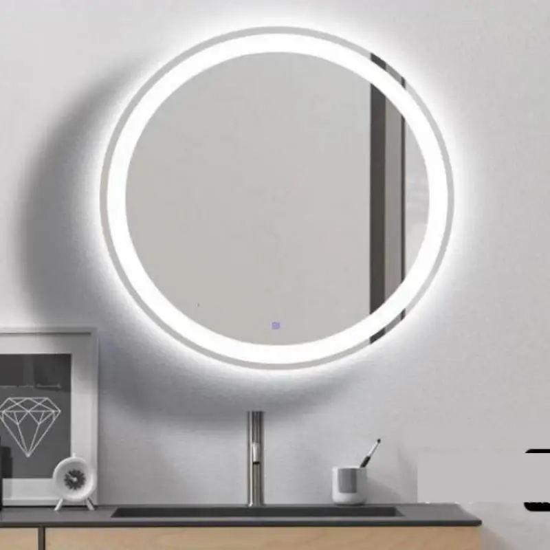 Modern Round glass wall lamp Bathroom led Mirror Light for project Dressing room wedding makeup mirror LED bedroom wall fixtures