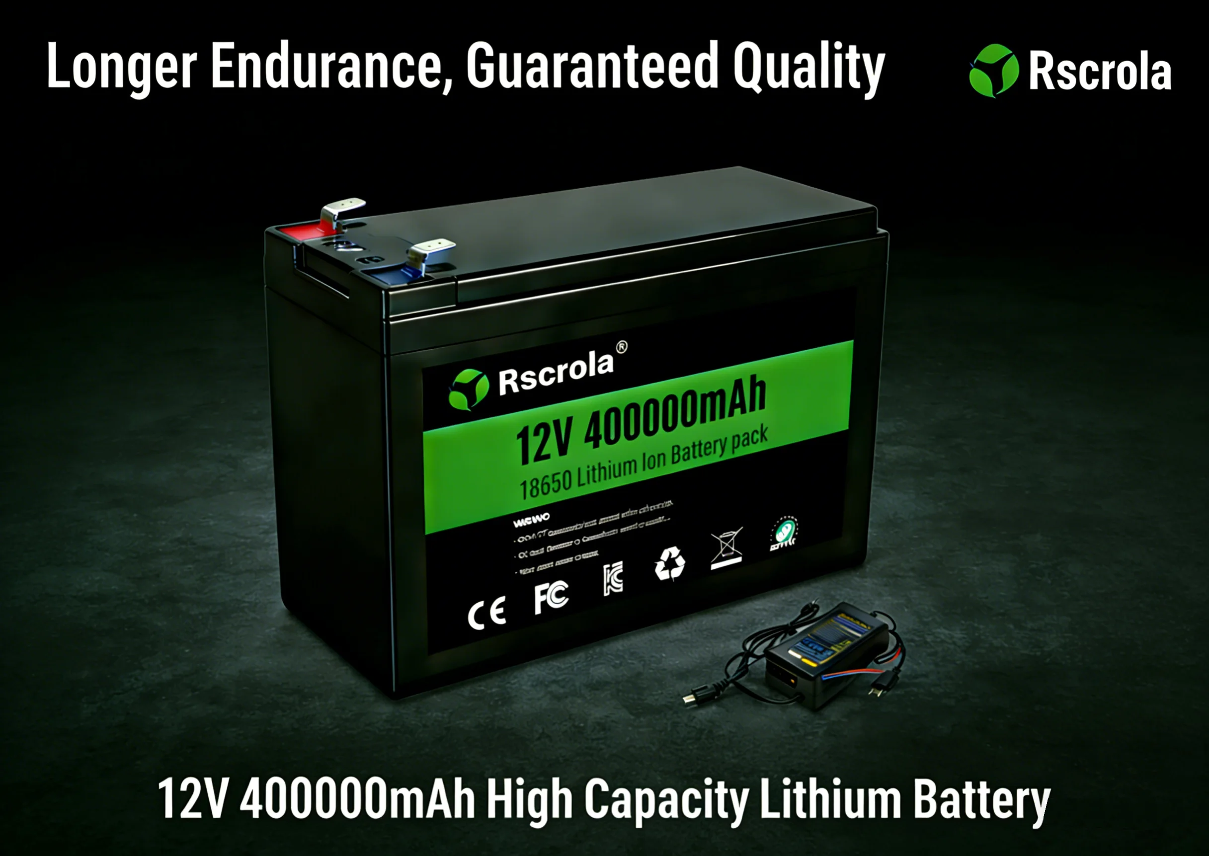 12V 20-50Ah Recharg…