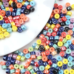 Fashion China Ceramic Beads Colorful Handmade Spacer Procelain Glaze Beads For Jewelry Making Diy Jewelry