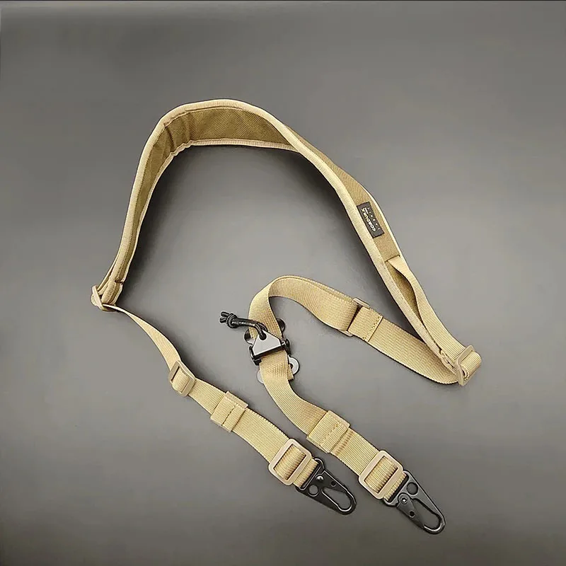 Perlengkapan Taktis Gudang AS, Tali Senapan Modular Slingster, Tali Senapan Empuk Lepas Pasang 2/1 Titik, Aksesoris Berburu AR15