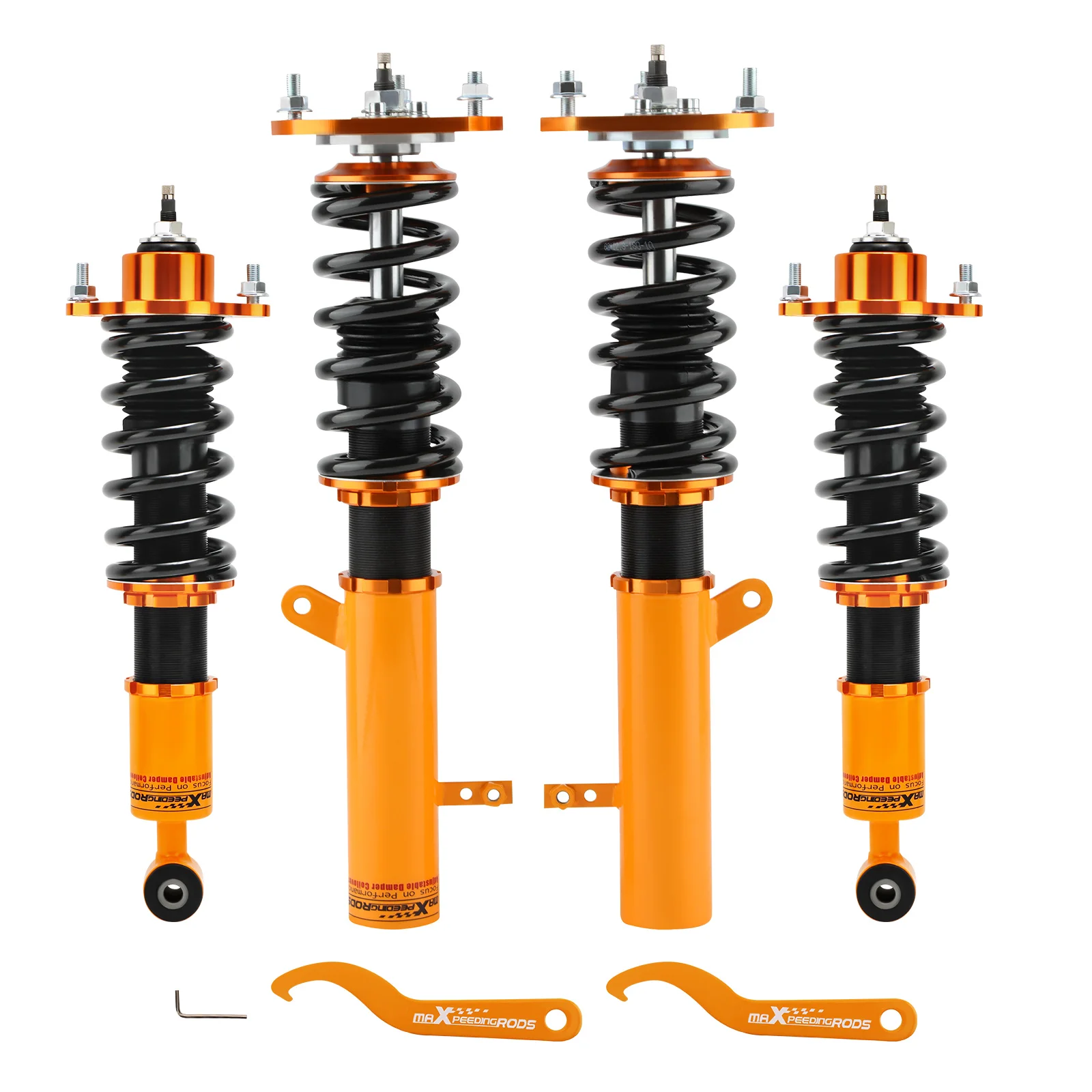 

MaXpeedingrods Front & Rear Shocks Coil Spring Coilovers for Jeep Compass Patriot (MK) 2008-2017