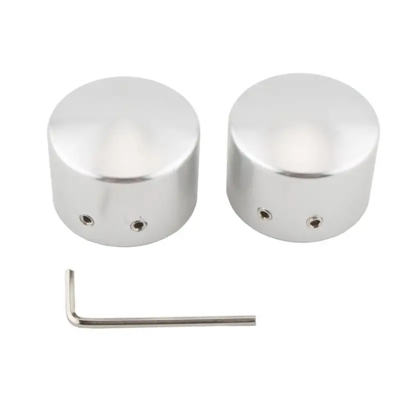 1 Pair Front Wheel Axle Nut Cover Cap For Sportster 883 XL1200 X48 Custom Vehicle Operations V Rod VRSCSE
