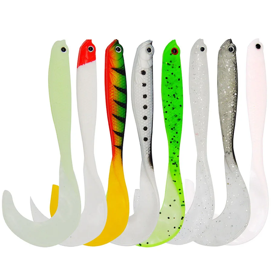 Señuelos blandos de silicona Swimbait Wobblers para pesca marina - imagen 5