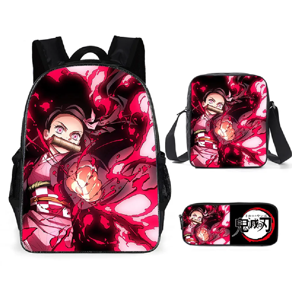 

Классическая новинка, модная Kpop 3D принт, 3 шт./компл., школьные сумки для школьников, рюкзак для ноутбука, рюкзак с наклоном, сумка на плечо, пенал