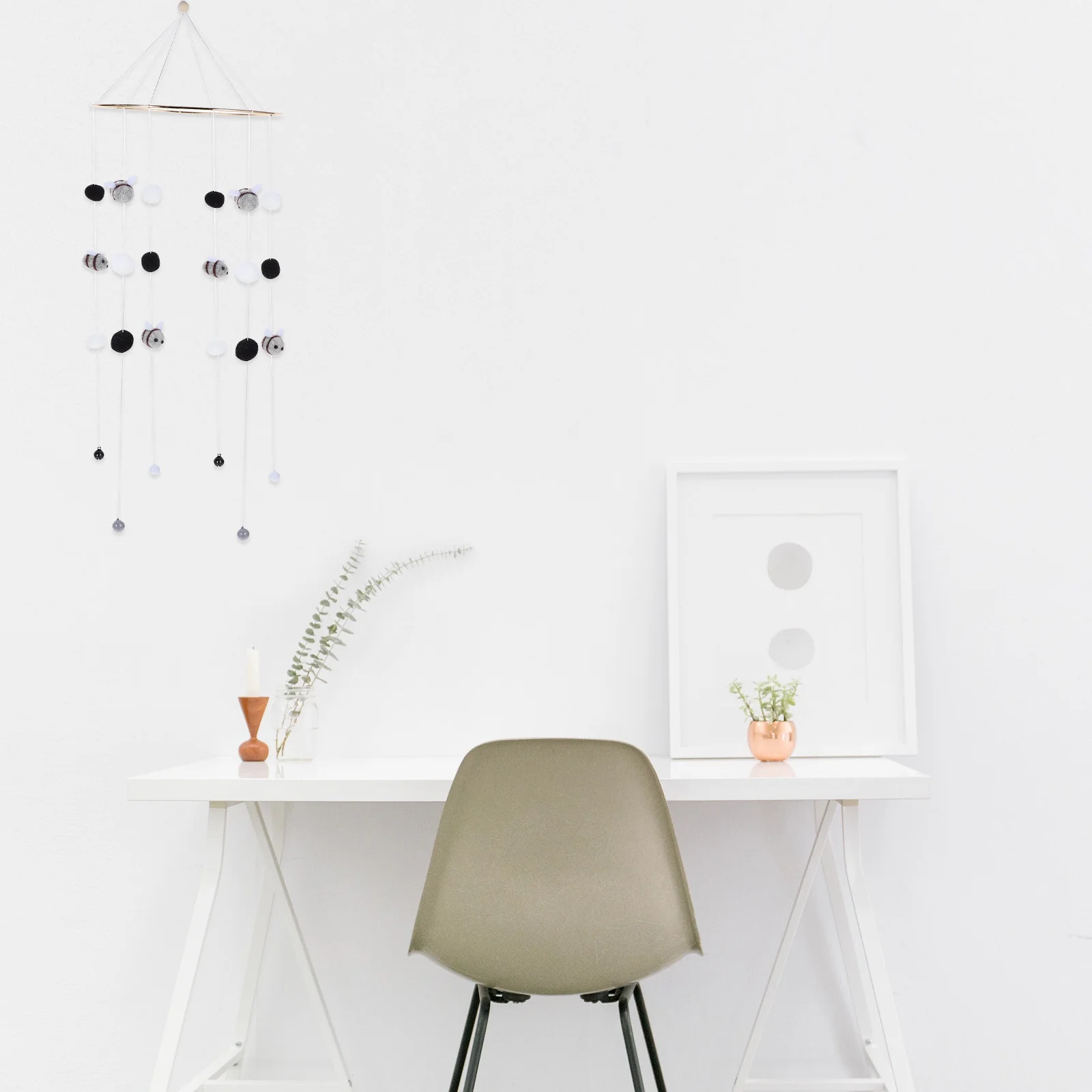 Babybedje Mobiele Decoratie Kinderkamer Foto Props Kwekerij Bij Slaapkamer Hangende Windgong Hanger
