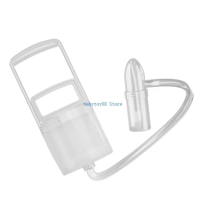 Y4UD Gentle Baby Nose Aspirator Handheld Toddlers Nasal Cleaning Tool for Congestion Relief User Friendly Nasal Cleaner