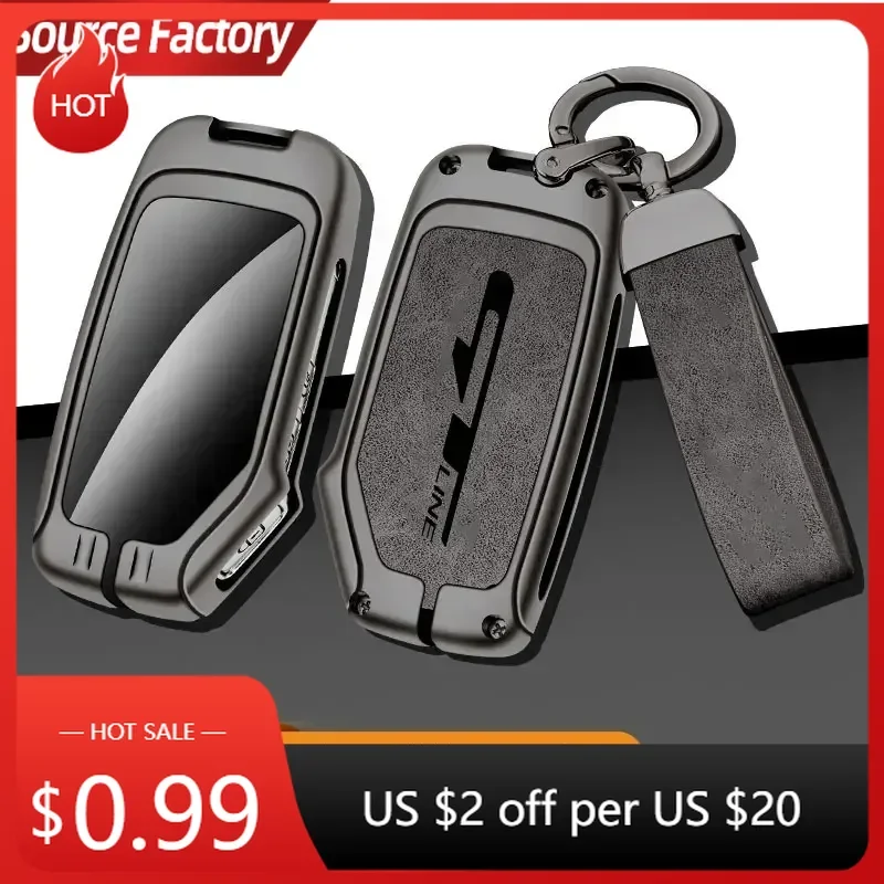 

Автомобильные наклейки с кнопкой 3/4, чехол для ключа автомобиля для Kia GT Line Forte Seltos K3 K5 Sportage Ceed Soul, ключ с дистанционным управлением из цинкового сплава Ca