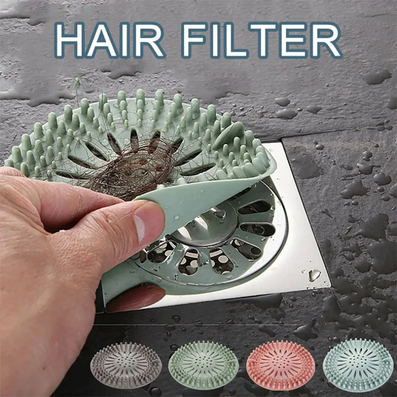 

Sewer filter hair floor drain bathroom anti hair kitchen toilet bathroom cover magic tool sink anti clogging Wholesale and retai