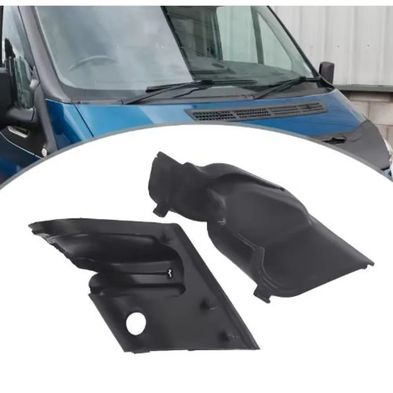Left and Right Front Bonnet Hinge Cover Trim Pair for Ford For Transit MK7 2006 2013 OEM 1433665 1433666 Replacement Parts