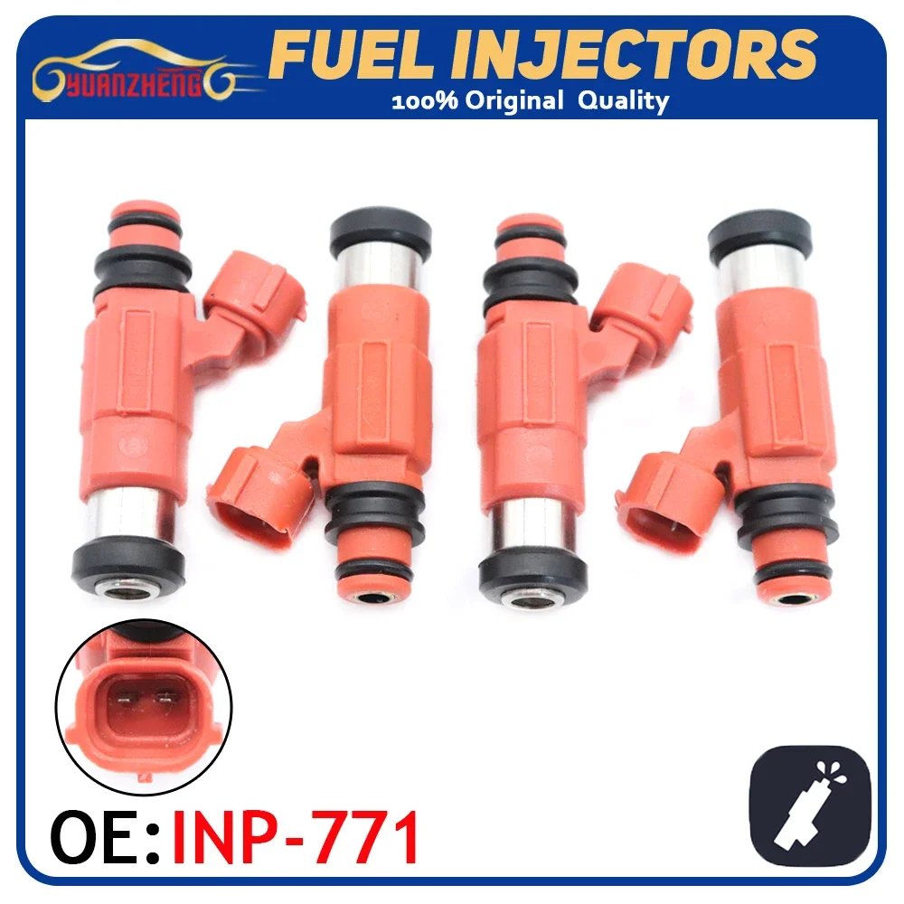 4PCS Fuel Injector Nozzle INP-771  For Yamaha Mitsubishi Chevrolet Tracker Suzuki Vitara Dodge Chrysler Sebring 68V-8A360-00-00