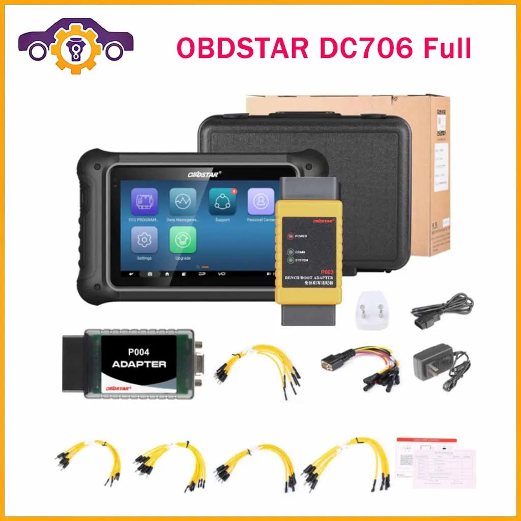 [Full Version] 2024 OBDSTAR DC706 ECU Tool for Car and Motorcycle with ECM+TCM+BODY ECU Clone by OBD or BENCH