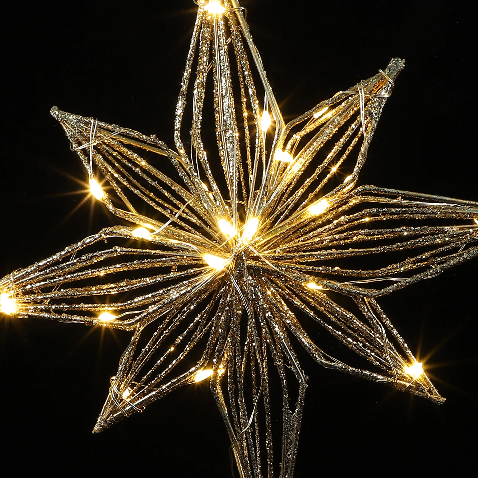 

Light Up Christmas Tree Topper Star Shape Universal Size Christmas Tree Decoration Xmas Holiday Star Ornament Xmas Supply