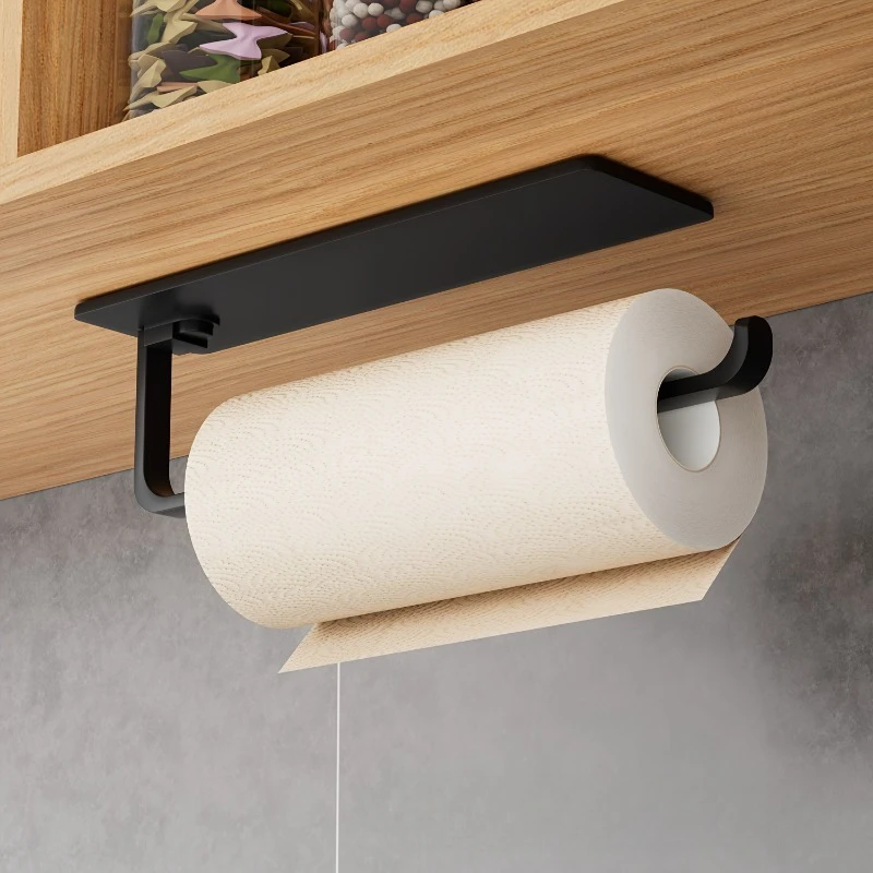 1 Stück Küchentuchhalter – hängender Papierhandtuchspender, der unter Schränken montiert werden kann, platzsparend konzipiert, für Badezimmer, Zuhause
