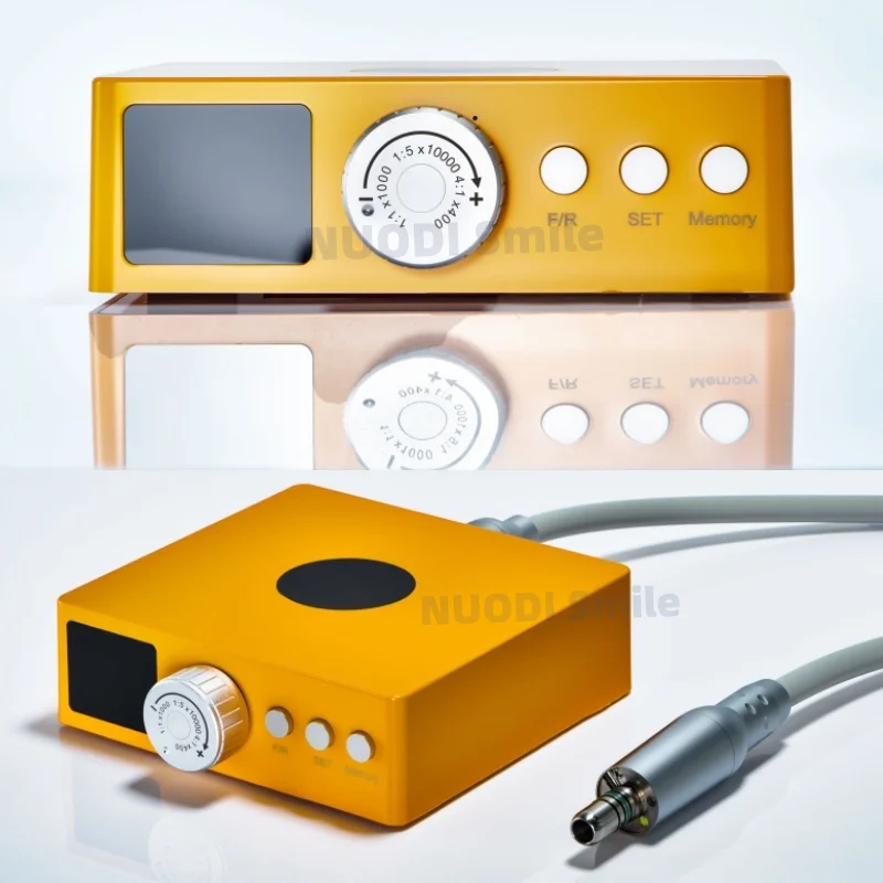 Dental Electric Motor For High Speed Handpiece 4 Holes Dentistry Micromotor 1:1 1:5 Fiber Optic Handpiece 120W Torque 3.5Ncm