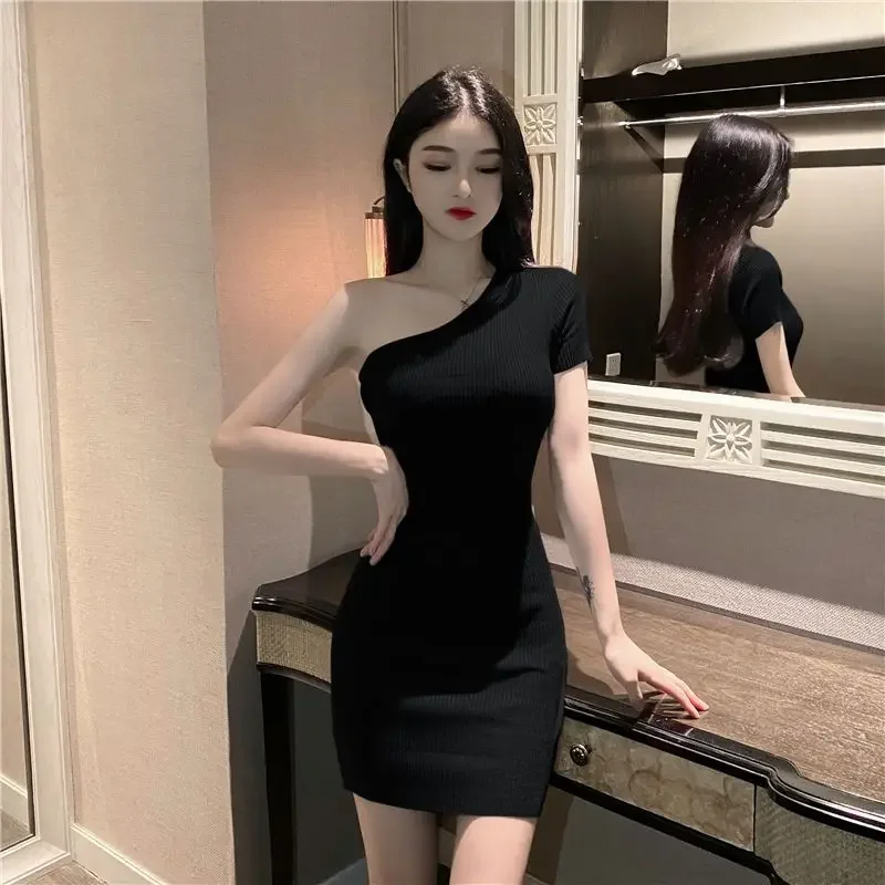 Abito da donna Mini compleanno Sexy vacanza abiti femminili Coquette nero corto moda estate 2024 abiti Casual economici larghi Xxl