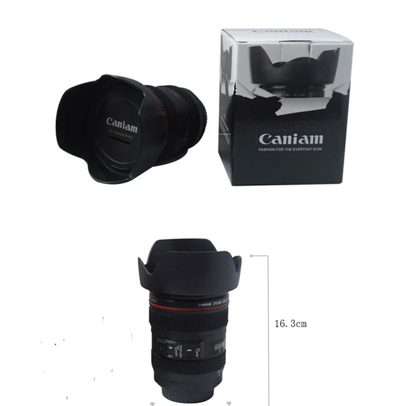 Criativa Lente Multifuncional Coin Bank, Desktop Fashion, Câmera, Modelagem SLR, Coin Bank Household