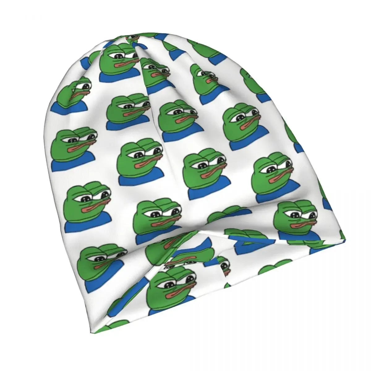 Pepe The Frog Skullies Beanies Caps EMO Thin Hat Autumn Spring Bonnet Hats Men Women's Street Ski Cap