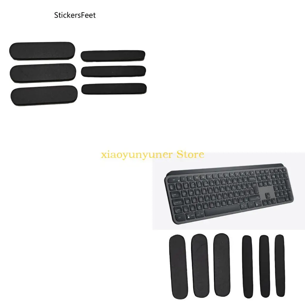 P9JB Silicone Keyboard Feet NonSlip Pad for CRAFT KEYS Stable Typing Gaming