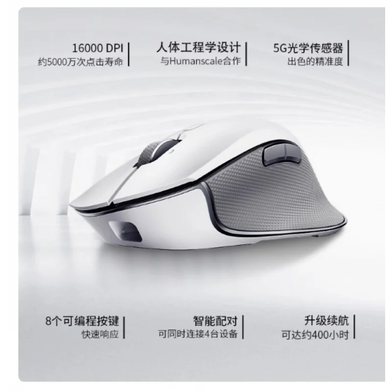 YD FOR   Razer Pro Click/mini Laptop Office Gaming Wireless Bluetooth 2.4G Dual-mode Charging Mouse