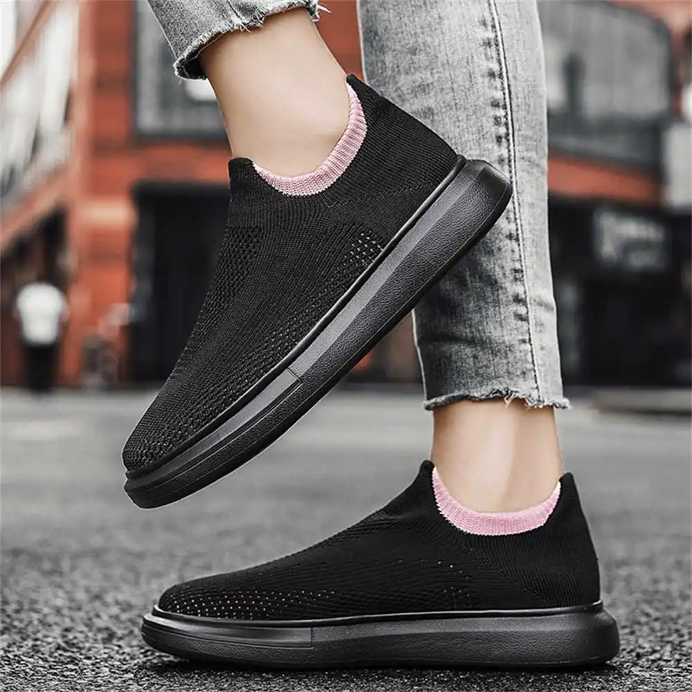 Sock Increases Height Shoes 44 Woven Women's Casual White Sneakers White Boot Tennis For Women Sport Shuse Famous