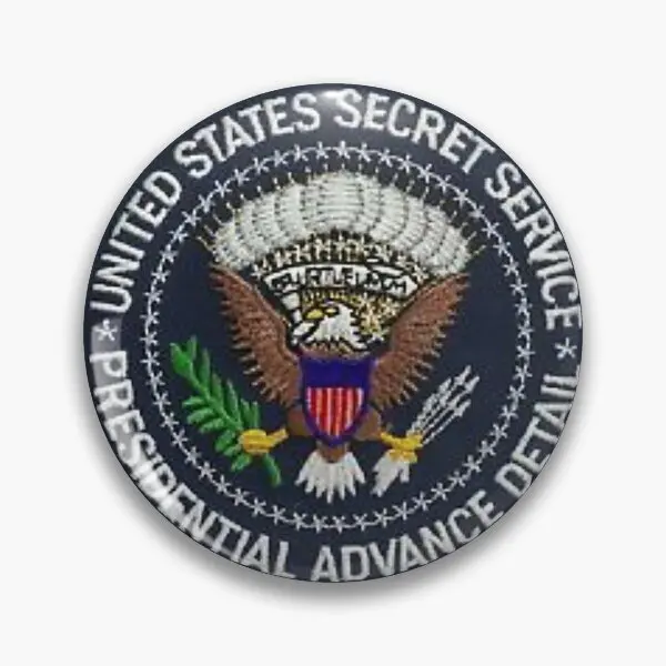 Secret Service Advance Detail  Soft Button Pin Decor Lover Cartoon Cute Jewelry Fashion Women Metal Lapel Pin Hat Funny Gift