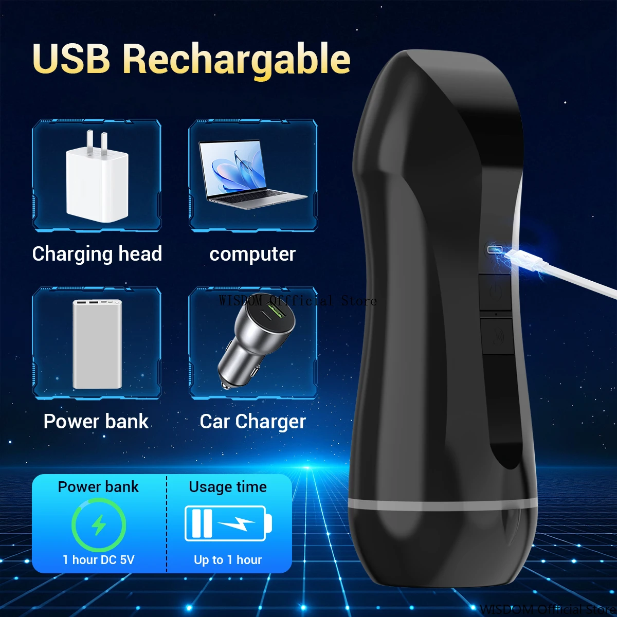 Automatic Male Masturbator With Sucking And Vibration Modes_voghion.com