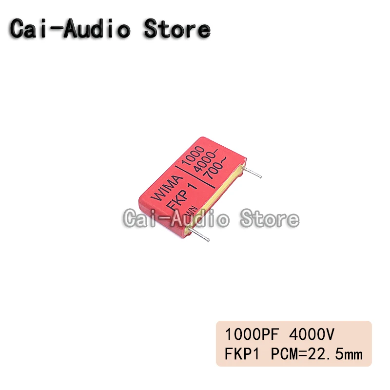 2PCS/5PCS/10PCS/Lot Germany WIMA FKP1 4000V 1000PF 4000V102 1NF Film Capacitor 4000V1000PF 102 Pitch 22.5mm 5% FKP1X011005A00