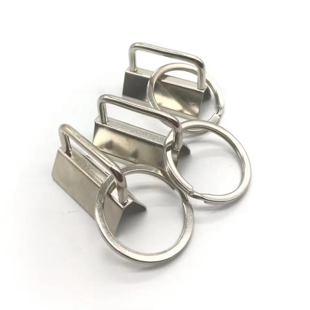 

50 шт. 32 мм металлические застежки для брелоков из ткани, для ремешков, шнурков, ремней, рукоделия, изготовления украшений, аксессуаров для ключей