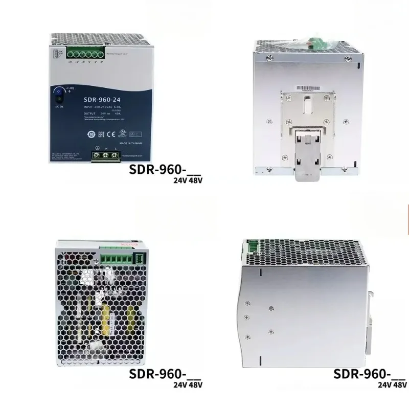 

MEAN WELL SDR-960-24 SDR-960-48 960W Single Industrial Guide Rail with PFC Function SDR-960 MEAN WELL