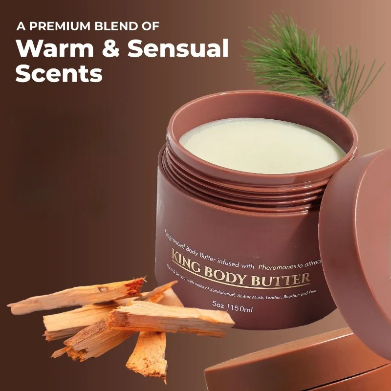 

King Cologned Body Butter Moisturizer Moisturizes Delicate Tender Skin