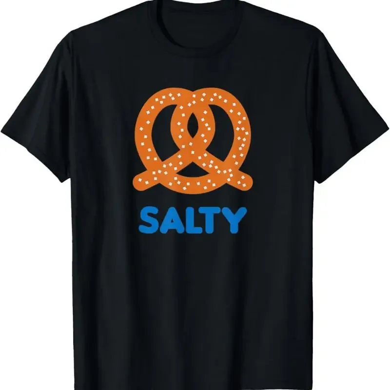 Salty Funny Pretzel Salt Lover Meme Don'T Be Food Pun T Shirt