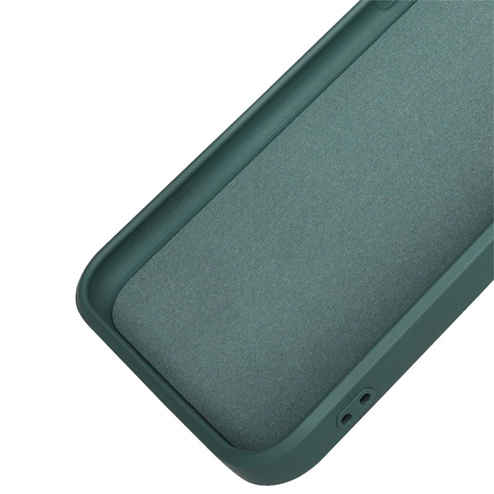 Funda cuadrada de silicona líquida para iPhone 14 Plus 11 12 13 14 Pro Max 12 13 mini, cubierta protectora de cámara de lujo 4