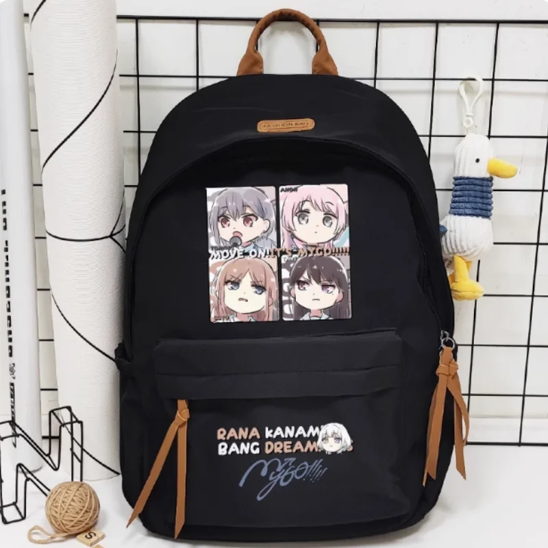 Anime BanG Dream! It's MyGO  Cartoon Bag Women Man Fashion Leisure Teenagers Student Backpack Handbag 2181