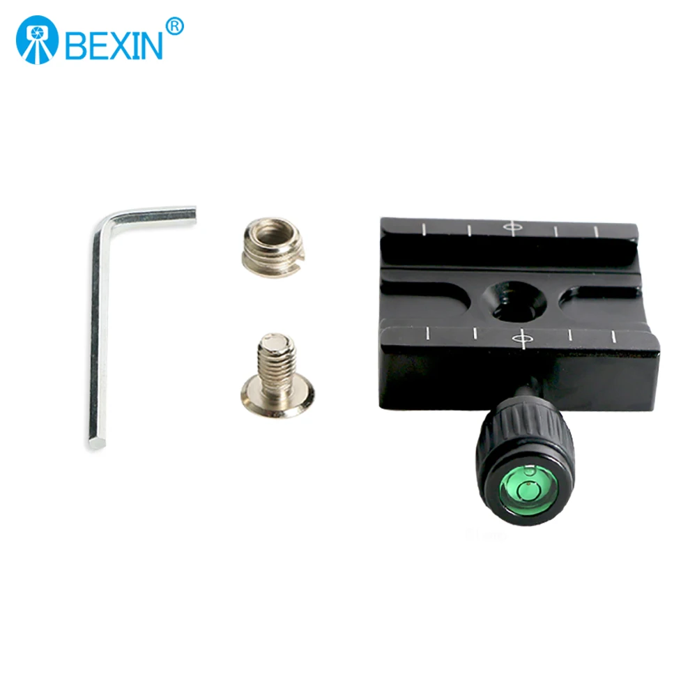 BEXIN QR-60S Camera Clamp Tripod Clamp Quick Release Clamp Ball Head RRS Compatible Adapter Mount Holder Bracket For Arca Swiss