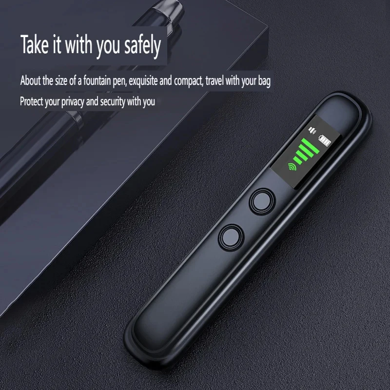 Hidden Camera Detector Anti Spy Sneak Car GPS Tracker Listening Device Bug Wireless Signal Scanner Gadget Security Protection