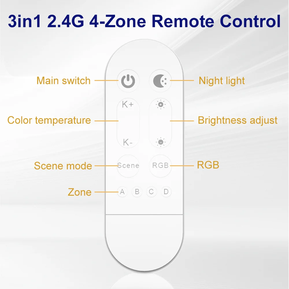 Imagem -03 - Lâmpada Led Tuya Smart Wifi e bt 15w E27 Rgbcct 2.4g Controle Remoto de Zonas App Controle de Voz Cenas Ios Android Alexa Google