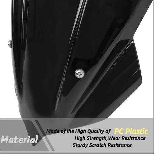 Imagen 2 del producto Deflector de parabrisas deportivo para motocicleta, visera para Kawasaki Z250 Z400 2019-2023 Z 400, accesorios de doble burbuja