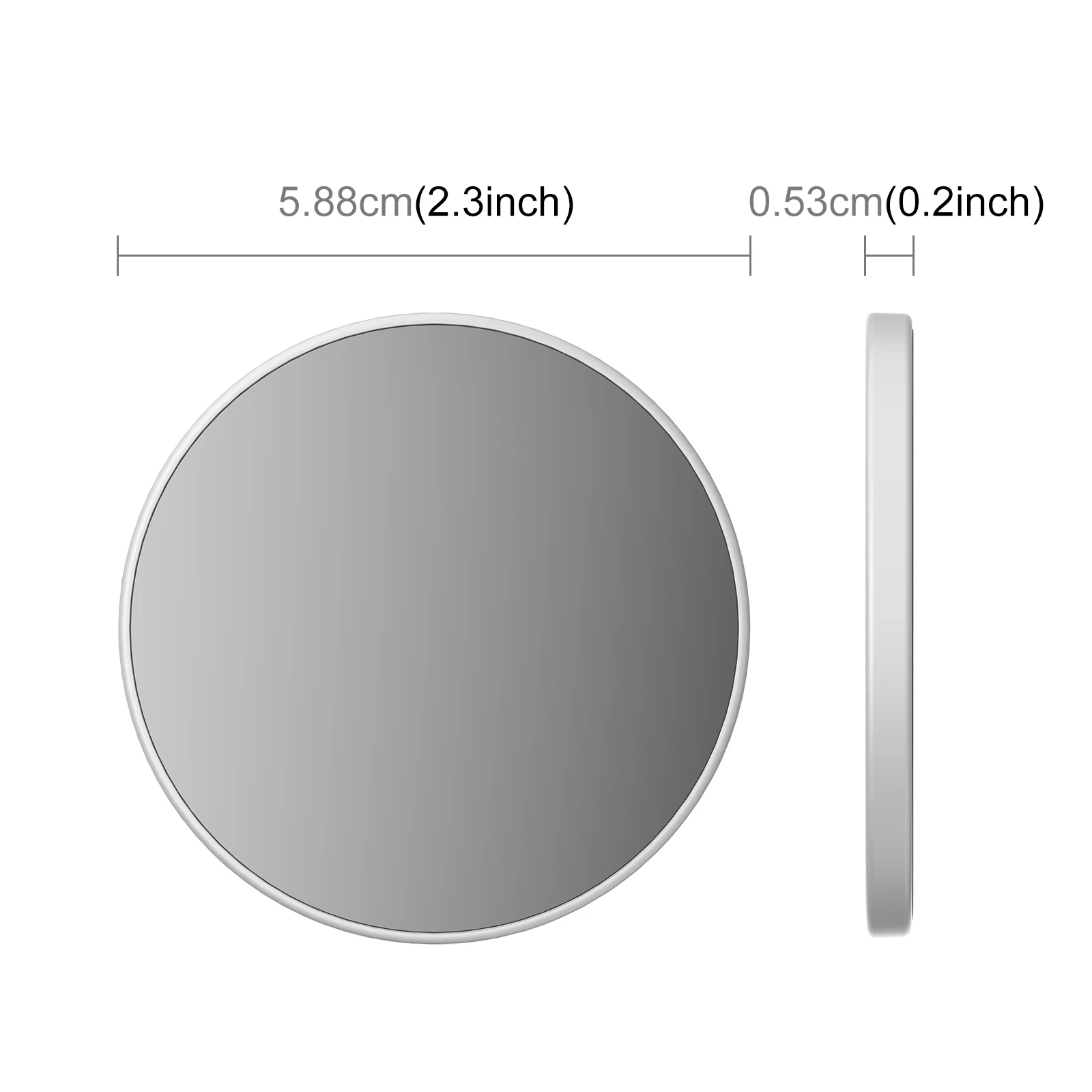 PULUZ Phone For MagSafe Magnetic Makeup Mirror Rear Camera Video Selfie Mirror Vlog Magnetic Convex Holder Streaming Selfie