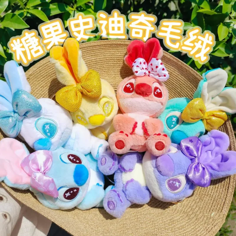 

Disney Stitch Pendant Blind Box Candy Stitch Series Trendy Anime Peripheral Plush Keychain Collectible Customized Children Gifts