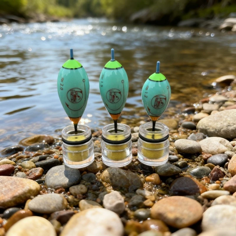 1pcs Ice Fishing Float Ultra Short Body Winter Fishing High Sensitivity Small Broken Eye Float Anti Fishing