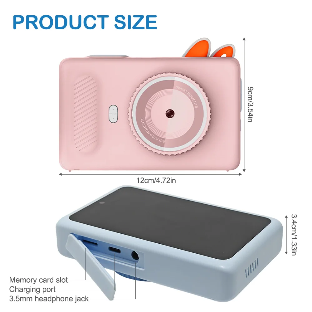 AI 어린이 카메라, AI와 연결됨 ​ ​ 큰 모델은 말을 할 수 있고, 물체를 식별할 수 있으며, 이야기를 들려줄 수 있으며, 사진을 생성할 수 있습니다.