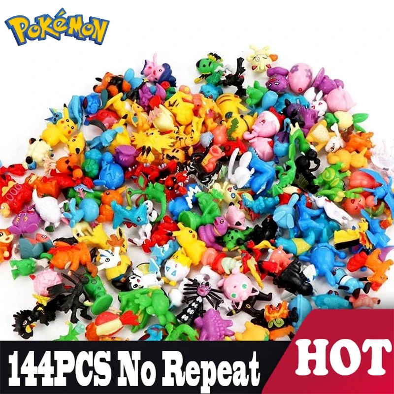 

48-192 Pcs Pokemon Figures Elf Model 2-3cm No Repeat Pikachu Lunala Charizard Anime Figure Kids Collection Doll Birthday Gifts