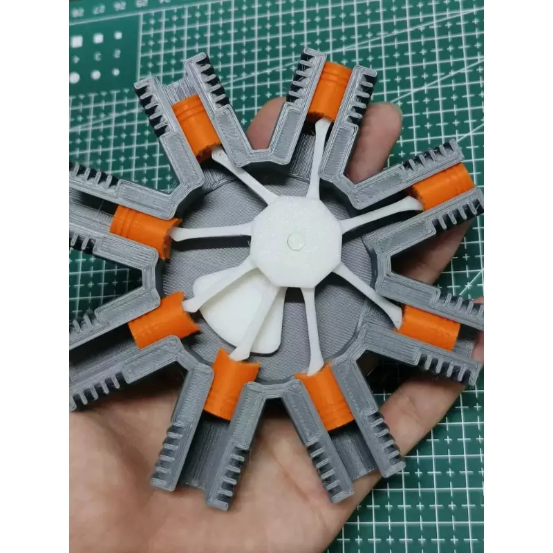 Universe Grocery Store 8-Cylinder Bore Engine Hand Piston Motion Profile Model 3D Printing Model Mechanical Structure Principle