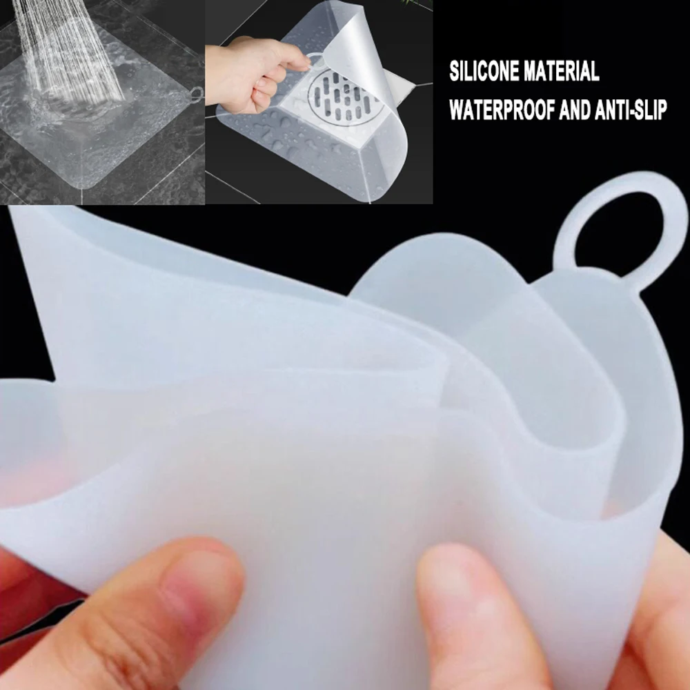 1-4P Silicone Floor Drain Deodorant Cover Bathroom Deodorant Insect-proof Seal Household Sewer Pipe Sink Anti-smell Floor Cover