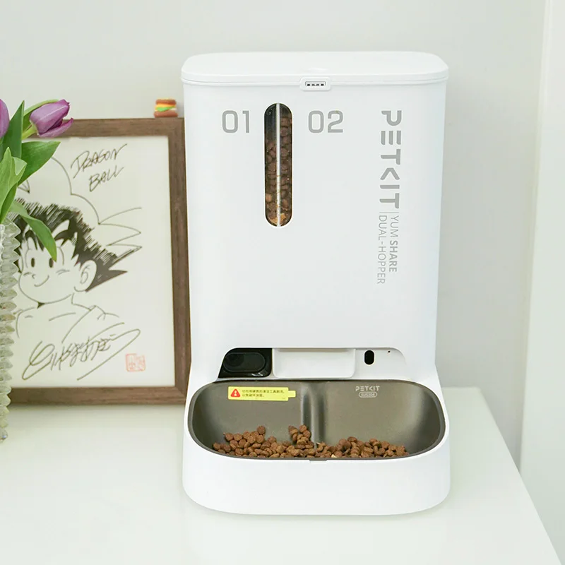 

Visual version automatic feeder cat food dog food pet timed feeder
