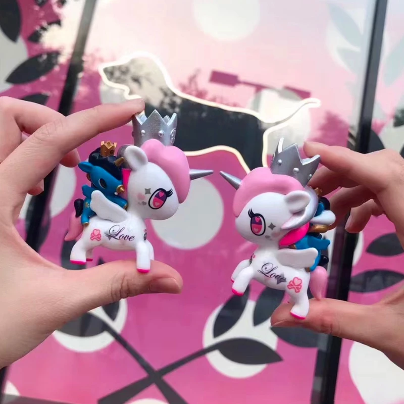 Tokidoki Bambino 1 Unicorno with Baby Unicorn Babies Blind Box Figure Toys Designer Toy Pony Decoration Trendy Model Child Gift